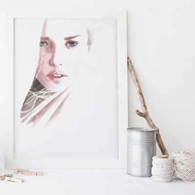 ציור אור על מזנון אנה רדיס