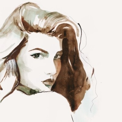 ציור המבט תקריב אנה רדיס