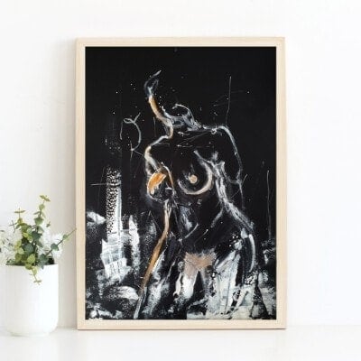 ציור נשיות-אקריליק-אנה רדיס