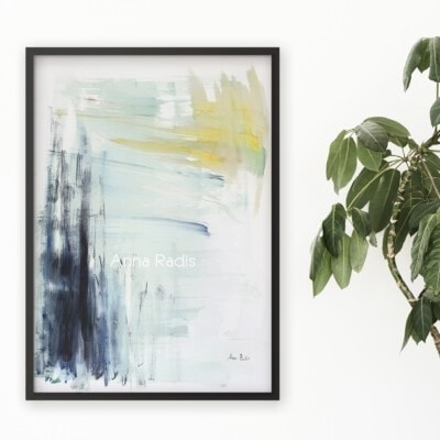 ציור תכלת מבואה אנה רדיס