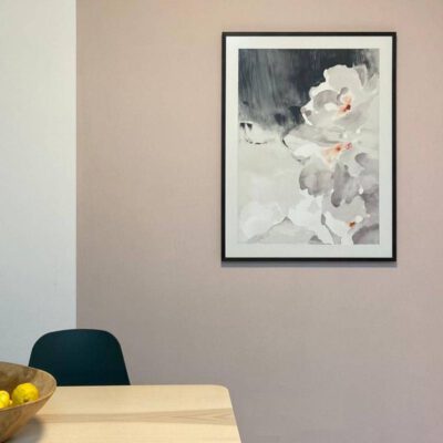 ציור מקורי שקדיה לאחר מסגור אנה רדיס