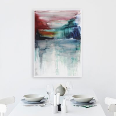 ציור ניאגרה נוף ציור מקורי אמנית ישראלית אנה רדיס anna radis