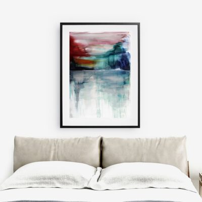 ציור ניאגרה ציור נוף מקורי ציירת אנה רדיס anna radis