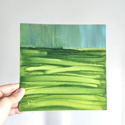 נוף ירוק-ציור מקורי-ציורים לבית-ציורים למכירה-אמנות ישראלית מקורית-אנה רדיס-ANNA RADIS ART