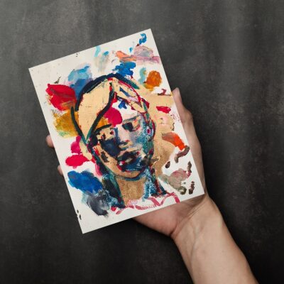 ציור מקורי | פורטרט אבסטרקט